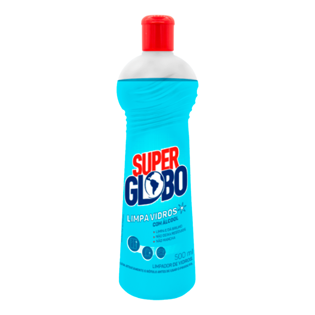 Limpa Vidros e Espelhos Globo 500ml – Limpeza e Brilho sem Manchas