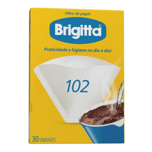 Filtro de Papel 102 Brigitta - Caixa com 30 Unidades | Limpezap