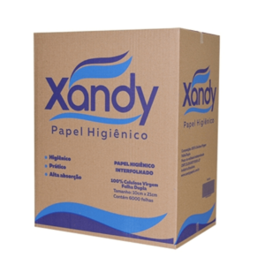 PAPEL HIGIÊNICO CAI CAI FD 100% C 6000 XANDY