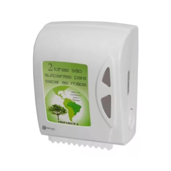 Dispenser Papel Toalha Bobina Auto Corte 26g-40g - Fortcom