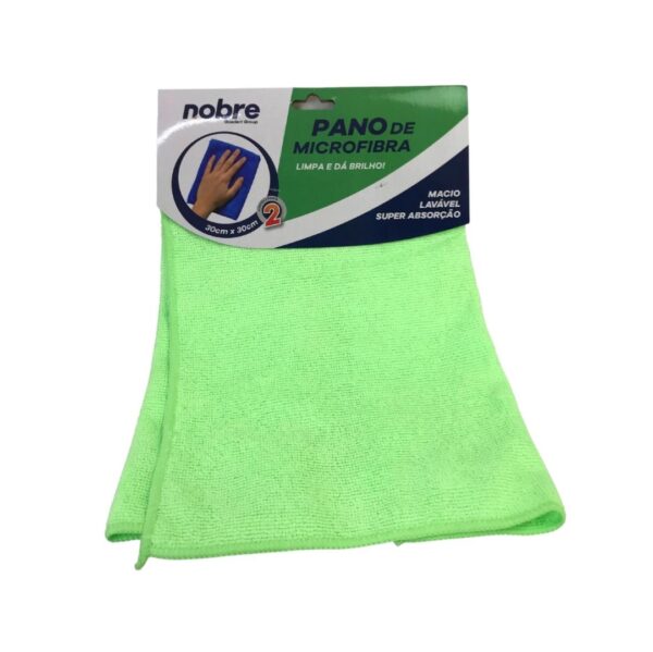 Kit 2 Panos Mágicos de Microfibra para Limpeza Multiuso Nobre GOEDERT - 30cmx30cm