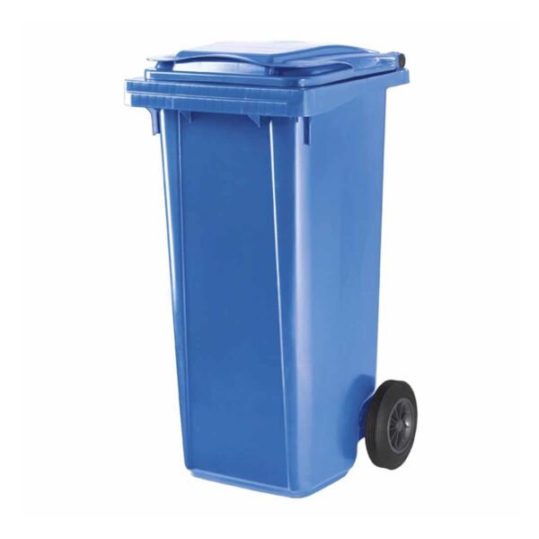 Contentor 120 Litros - Carrinho de Lixo Europeu - 58 kg de Capacidade - Cores Variadas