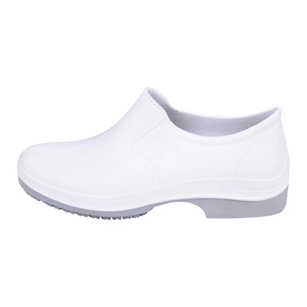 Sapato de Segurança Antiderrapante Branco Worker PU Bidensidade (CA 42034) - Imagem 3