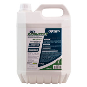 Desinfetante Neutro 5L UP DESINFECT Nobre – Quaternário de Amônio (Concentrado 1_40)