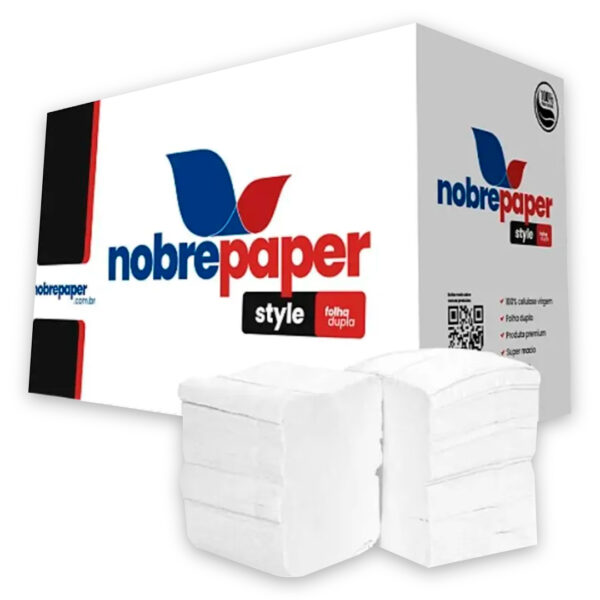 Papel Higiênico Interfolhado Cai-Cai Folha Dupla Nobre Style (6000 Folhas) 2