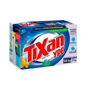 Sabão em Pó Tixan Ypê Primavera 1,6kg – Ação Tira-Manchas com Bioenzimas