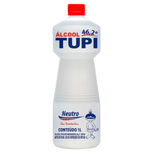 Álcool de Limpeza 46,2° INPM Tupi Neutro 1 Litro – Multiuso