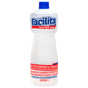 Álcool de Limpeza 92,8º INPM Audax Facilita 1 Litro – Alta Concentração e Secagem Rápida