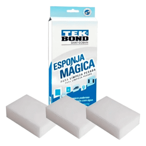 Esponja Mágica Tekbond – Limpeza Pesada sem Produtos Químicos (Pacote c_ 3un) A