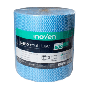 Pano Multiuso Picotado (Perfex Rolão) 28cm x 240m Azul Inoven 1