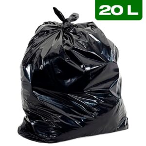 Saco de Lixo 20L Preto 39x45cm (Pacote c/ 100 Unidades)